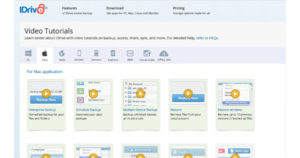 Idrive Video tutoriel