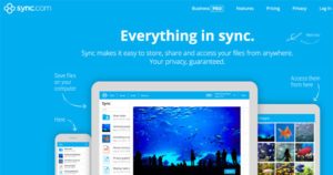 Stockage en ligne Sync.com