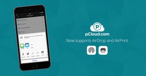 pCloud AirDrop