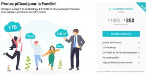 Promo pCloud Famille