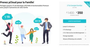 Promo pCloud Famille